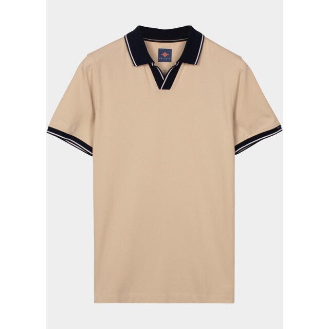 Baileys Polo heren poloshirt v-collar solid piqu 615217/81 206058 large