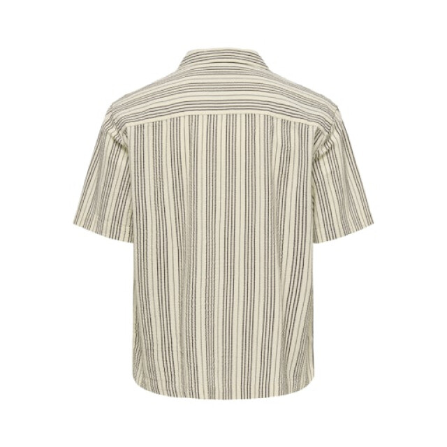 Only & Sons onscruz rlx seersucker resort ss sh 22038003 antique white 05632.100.0306 large