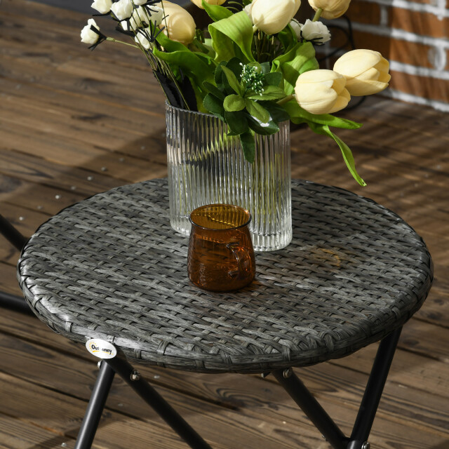 4goodz 3-delige tuinmeubelset met polyrattan stoelen - 3602780 large