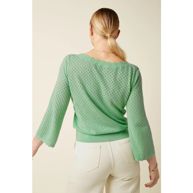 King Louie Audrey top rocky ajour minty meadow 10476 large