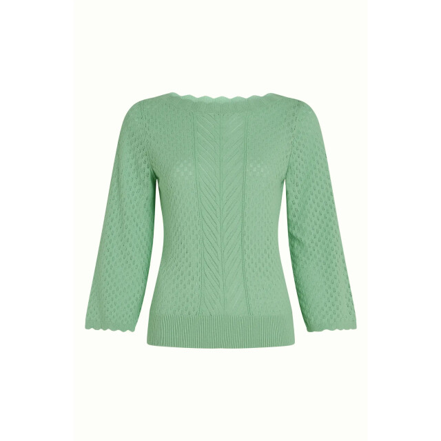 King Louie Audrey top rocky ajour minty meadow 10476 large