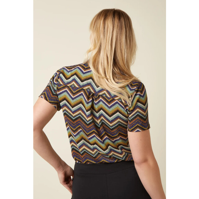 King Louie Maise blouse shio strong blue 10450 large