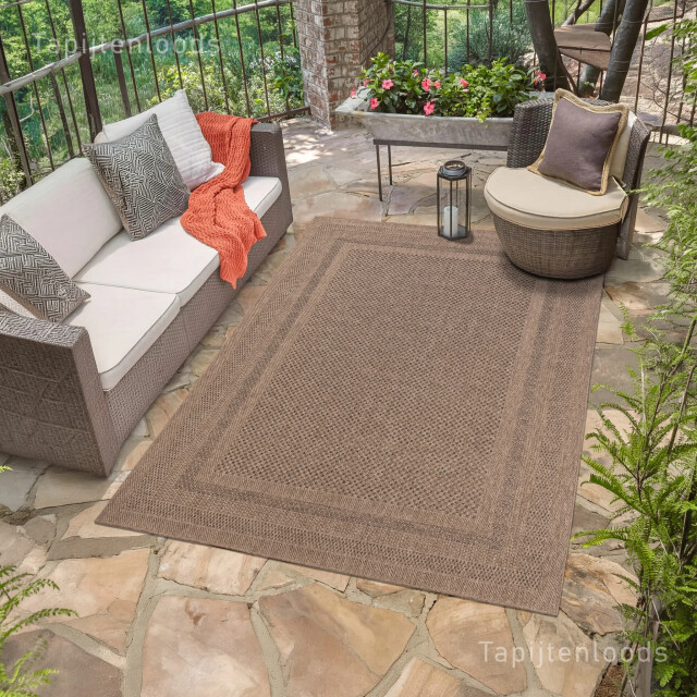 Muratap Sahara buitenkleed jute-look weerbestendig vloerkleed 140x200 cm 3604034 large