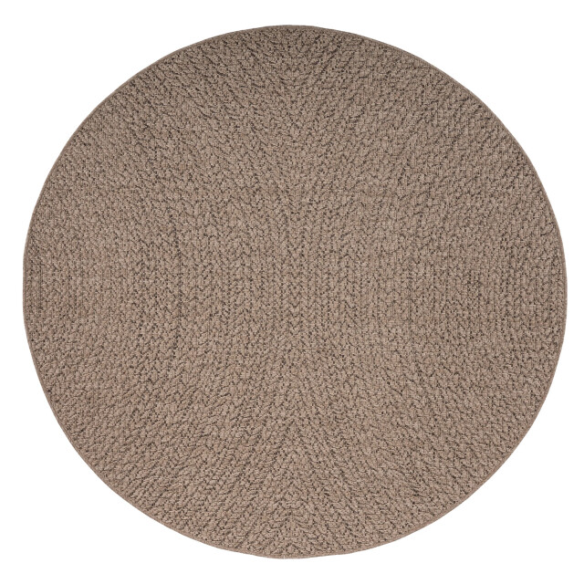 Muratap Sahara japandi rond buitenkleed jute-look weerbestendig vloerkleed 200 cm 3603996 large