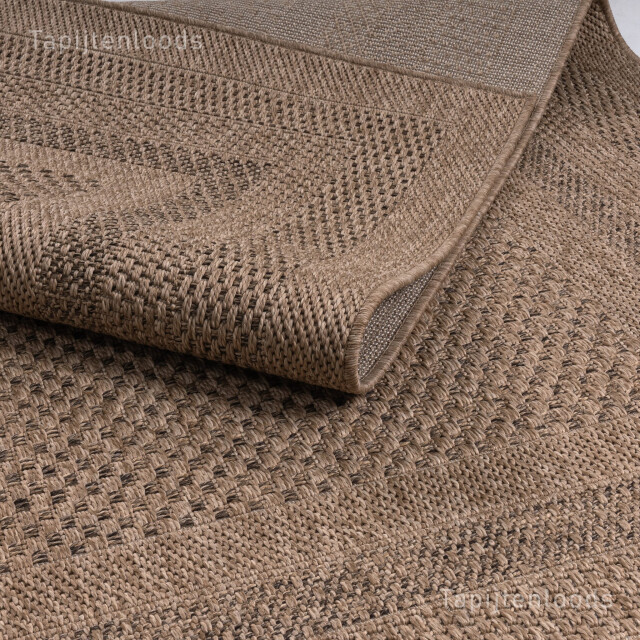 Muratap Sahara rond buitenkleed jute-look weerbestendig vloerkleed 240 cm rond 3604029 large