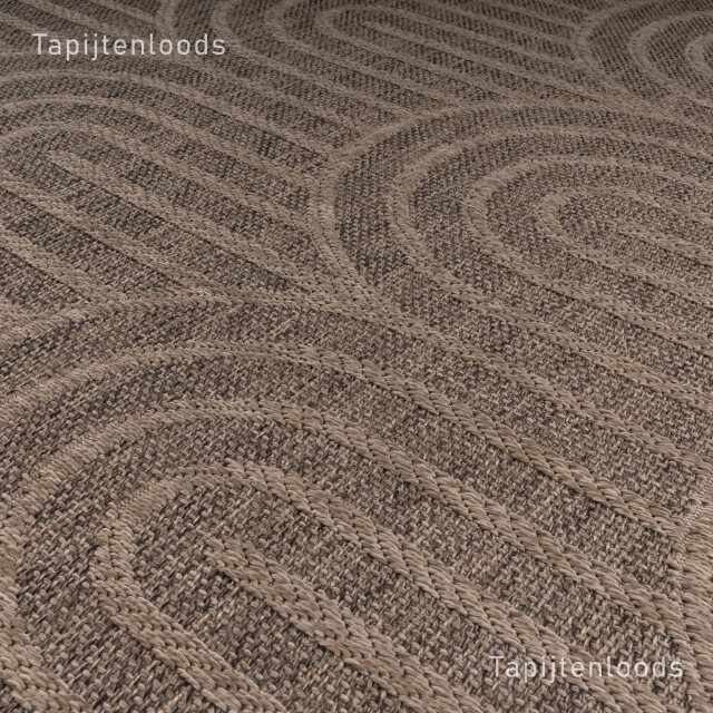 Muratap Sahara japandi buitenkleed jute-look weerbestendig vloerkleed 80x150 cm 3603976 large