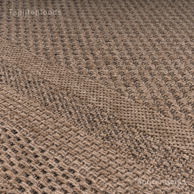 Muratap Sahara rond buitenkleed jute-look weerbestendig vloerkleed 240 cm rond 3604029 large