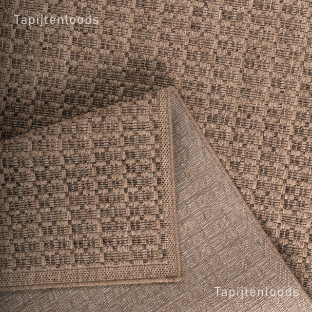 Muratap Sahara uni rond buitenkleed jute-look weerbestendig vloerkleed 240 cm 3603977 large