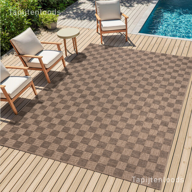 Muratap Sahara buitenkleed jute-look weerbestendig vloerkleed 140x200 cm 3603962 large