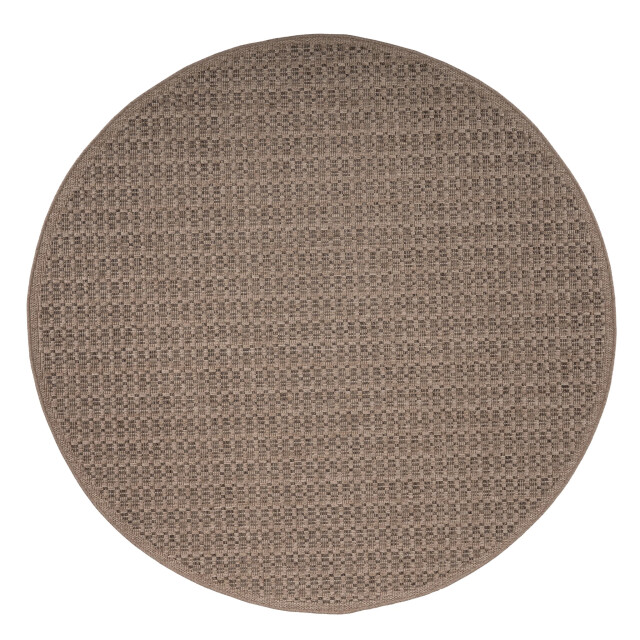 Muratap Sahara uni rond buitenkleed jute-look weerbestendig vloerkleed 240 cm 3603977 large