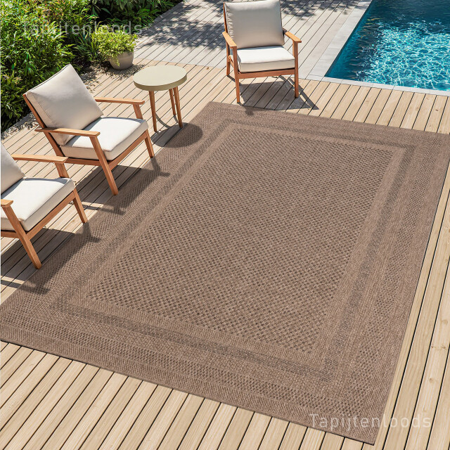 Muratap Sahara buitenkleed jute-look weerbestendig vloerkleed 140x200 cm 3604034 large