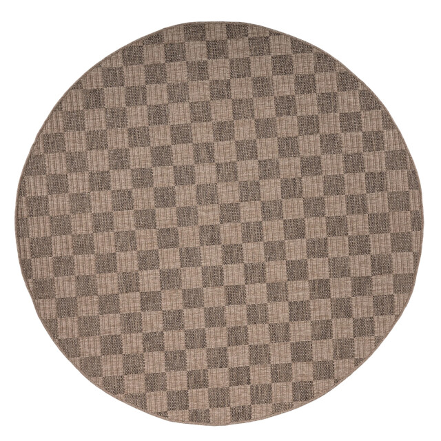Muratap Sahara rond buitenkleed jute-look weerbestendig vloerkleed beige- 240 cm rond 3603957 large