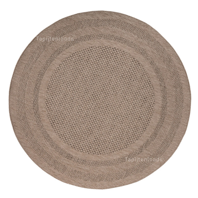 Muratap Sahara rond buitenkleed jute-look weerbestendig vloerkleed 240 cm rond 3604029 large