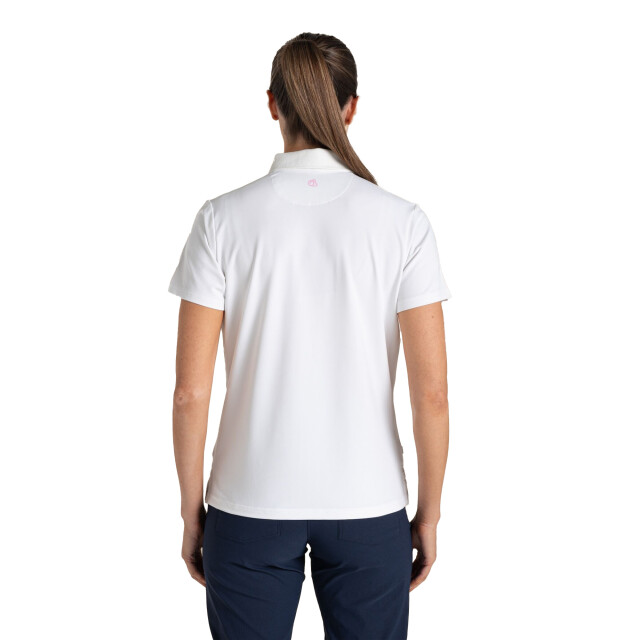 Craghoppers Dames thornbury nosilife golf poloshirt met korte mouwen UTCG2594_white large