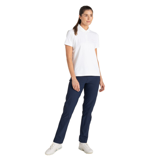 Craghoppers Dames thornbury nosilife golf poloshirt met korte mouwen UTCG2594_white large