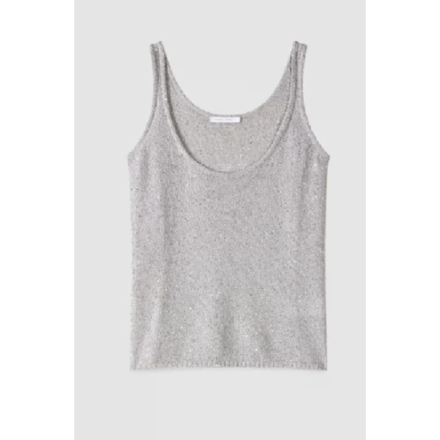 Patrizia Pepe Maglia/top zilver 8K0402/K319 large