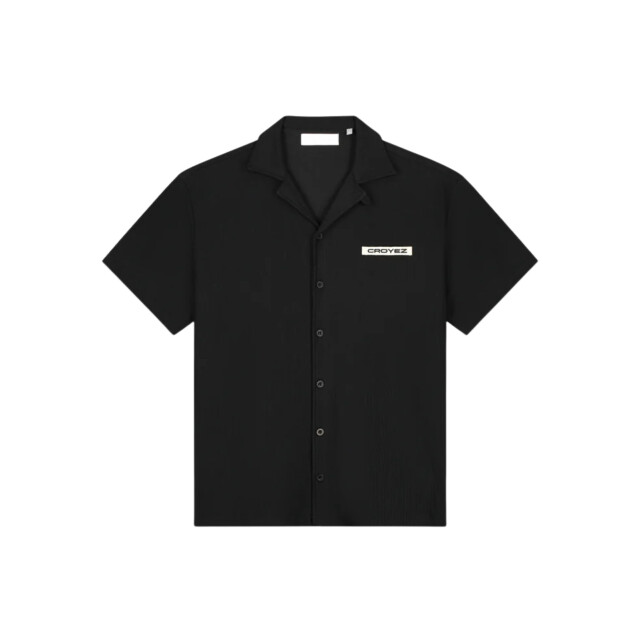 croyez homme Plisse shirt korte mouw overhemden crb30026029 CRB30026029 large