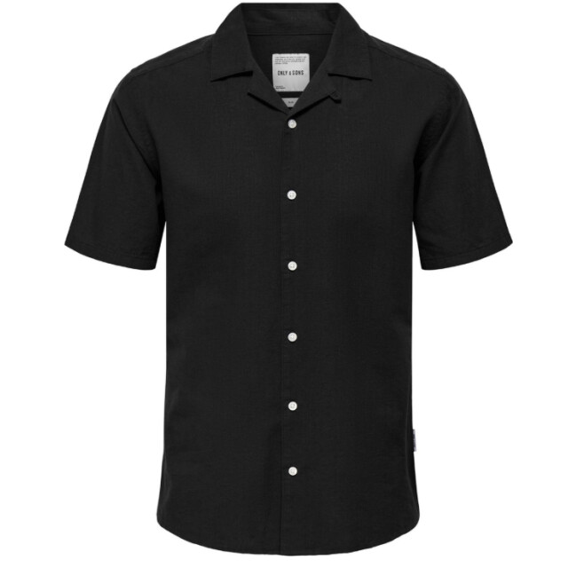 Only & Sons Onscantley ss solid resort shirt ot 22034570 large