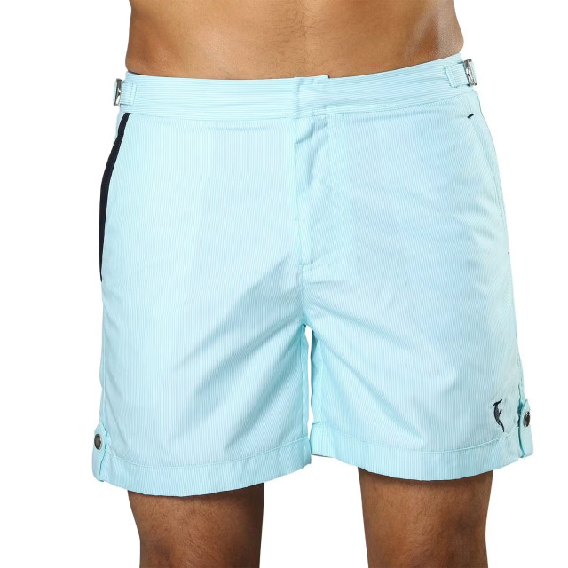 Sanwin Zwemshort tampa stripes maya blue STMB large