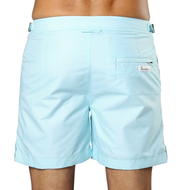 Sanwin Zwemshort tampa stripes maya blue STMB large