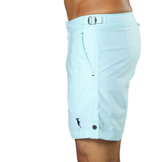 Sanwin Zwemshort tampa stripes maya blue STMB large