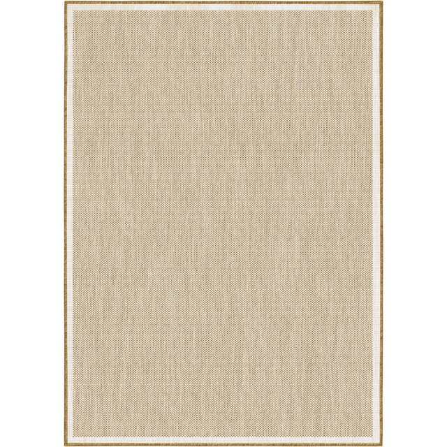 Muratap Buitenkleed brussels uni effen kader linnen 200x290 cm 3606391 large