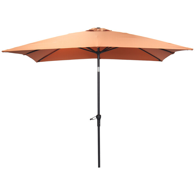 Garden Impressions Lotus parasol 250x250 cm carbon black koper 3537848 large