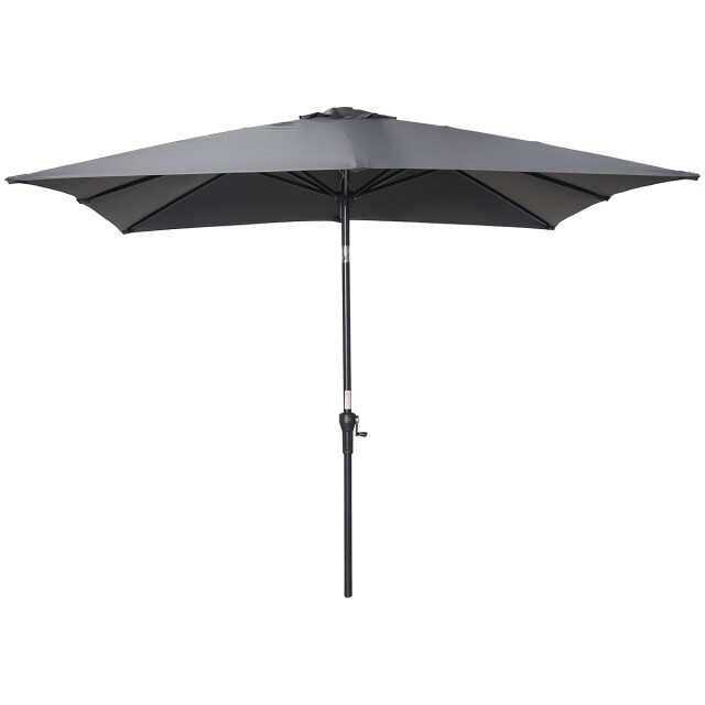 Garden Impressions Lotus parasol 250x250 cm carbon black donker grijs 3515875 large