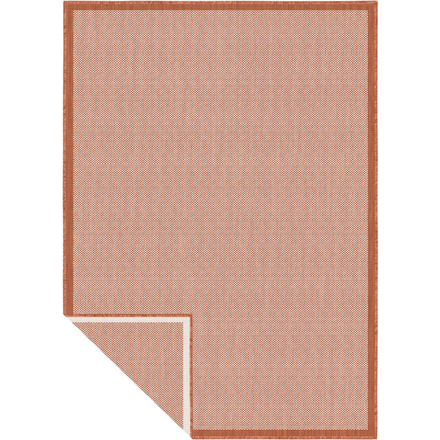 Muratap Buitenkleed brussels uni effen kader terra- 200x290 cm 3606354 large
