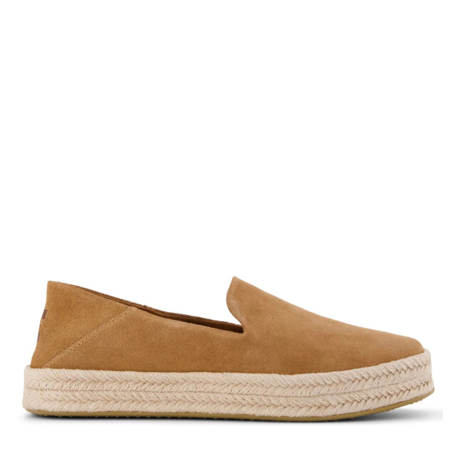 Toms Carolina medium brown instappers slip ons dames 10023312 large