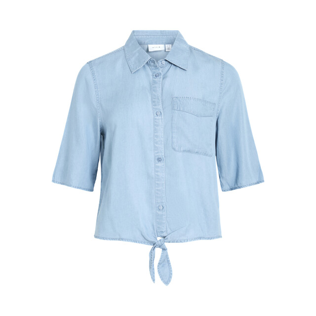 Vila Vitea 2/4 tie denim top 14115149 large