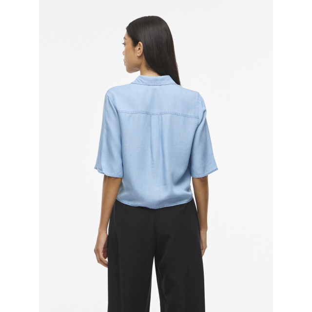 Vila Vitea 2/4 tie denim top 14115149 large