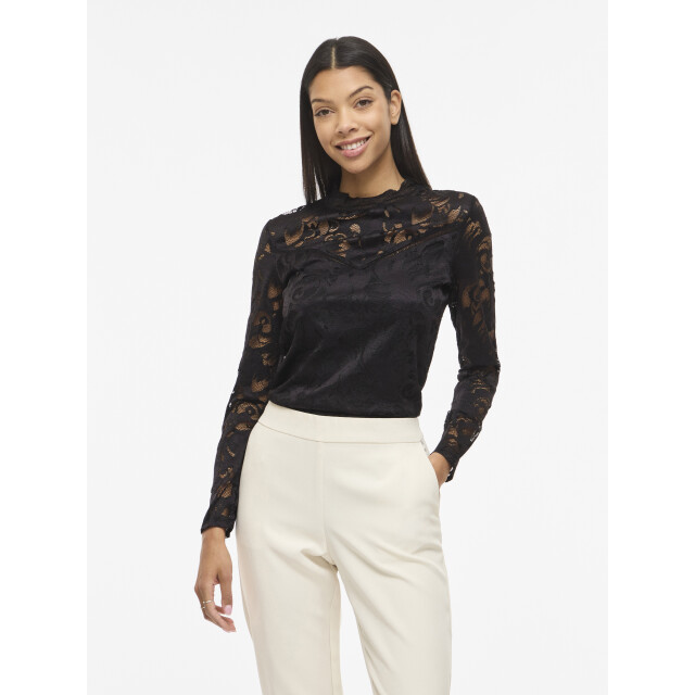 Vila Vistasia l/s lace top-noos 14041864 large