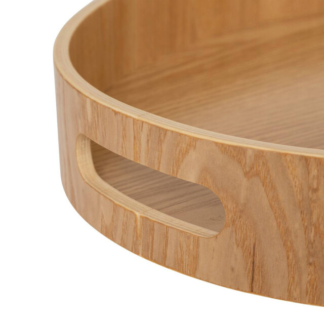 Casa di Elturo Dienblad ovaal bamboe met handgrepen – 44 x 34 x 5 cm – serveerblad hout – tray 3607457 large