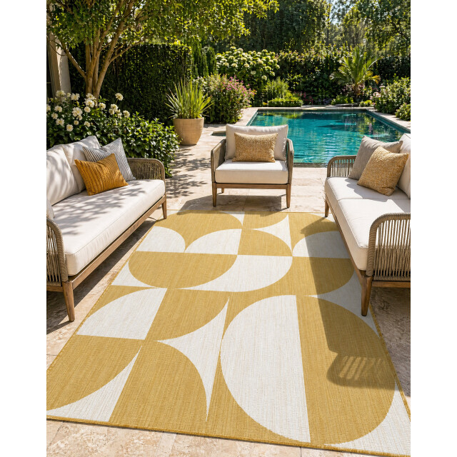 Muratap Buitenkleed brussels summer wit- 200x290 cm 3607195 large