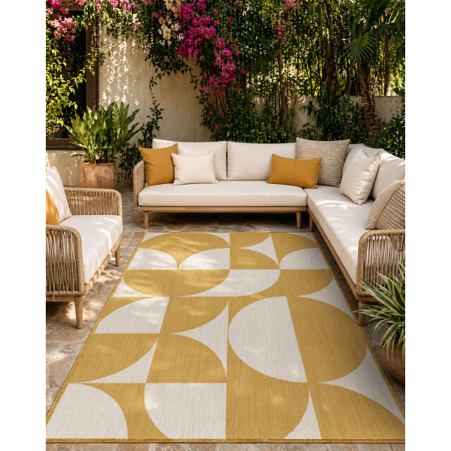 Muratap Buitenkleed brussels summer wit- 200x290 cm 3607195 large