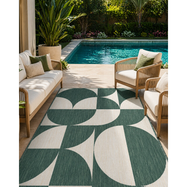 Muratap Buitenkleed brussels summer wit- 240x340 cm 3607198 large
