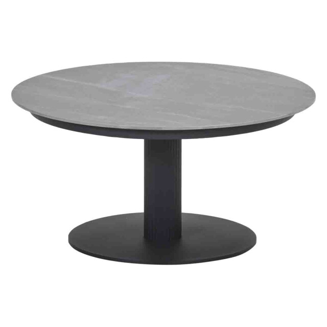 Garden Impressions Nice lounge tuintafel Ø80xh40 cm carbon black 3389028 large