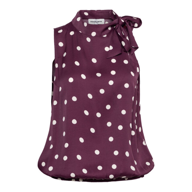 &Co Woman Amelia dot &Co Woman Amelia dot bordo large