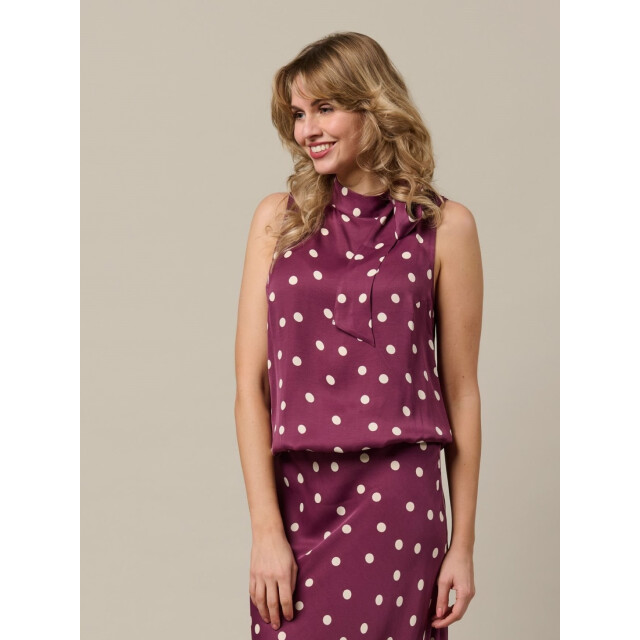 &Co Woman Amelia dot &Co Woman Amelia dot bordo large