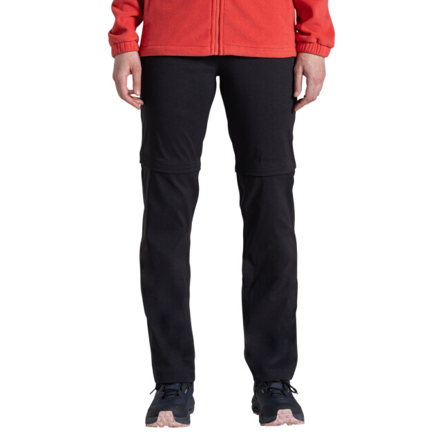 Craghoppers Dames kiwi pro iii cabrioletbroek UTCG2610_black large