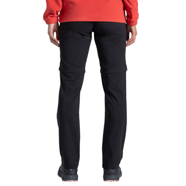 Craghoppers Dames kiwi pro iii cabrioletbroek UTCG2610_black large
