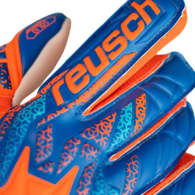 Reusch Attrakt starter solid keepershandschoenen voor kinderen/kinderen UTPP10037_blueorange large