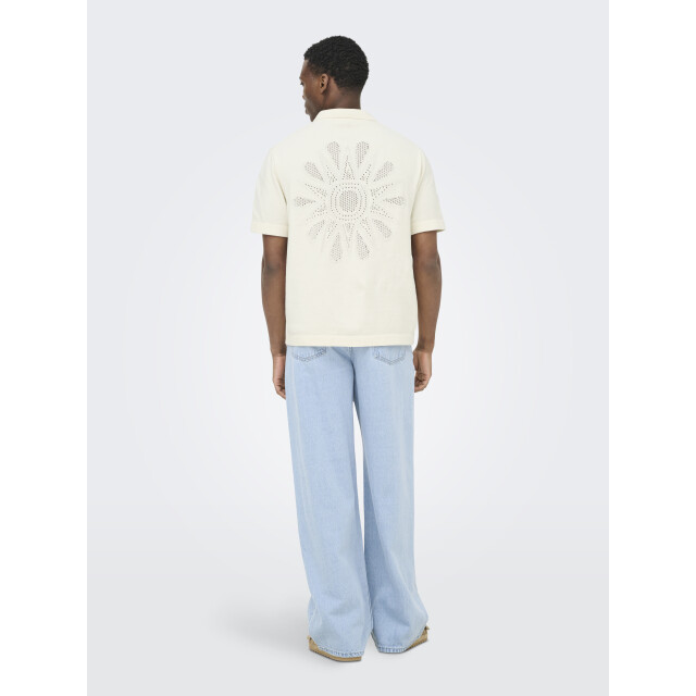 Only & Sons Onsjam life reg ss shirt knit 22037745 large