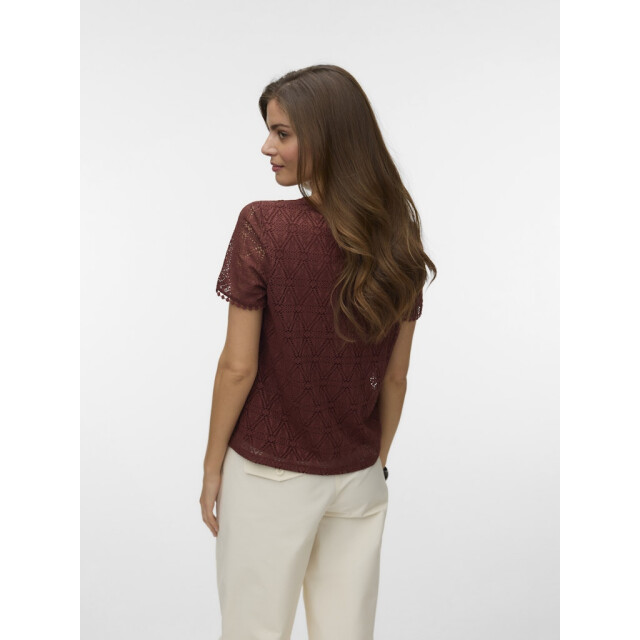Vero Moda Vmmaya ss v neck top jrs - 4382.40.0002 large