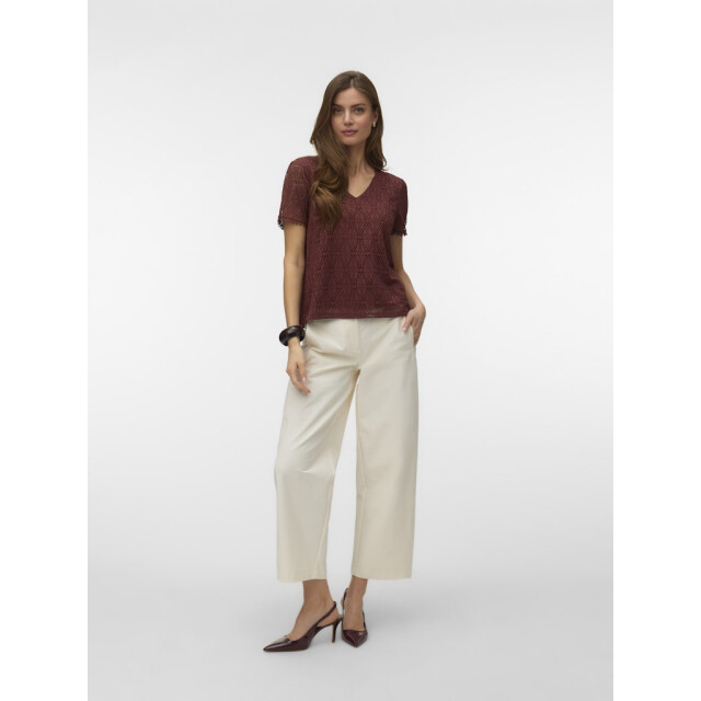 Vero Moda Vmmaya ss v neck top jrs - 4382.40.0002 large