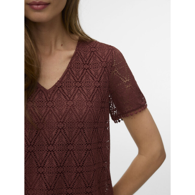 Vero Moda Vmmaya ss v neck top jrs - 4382.40.0002 large