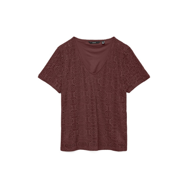Vero Moda Vmmaya ss v neck top jrs - 4382.40.0002 large
