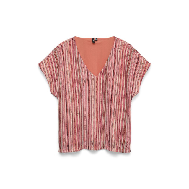 Vero Moda Vmdemi ss v-neck top jrs ga dessin 4382.49.0005 large