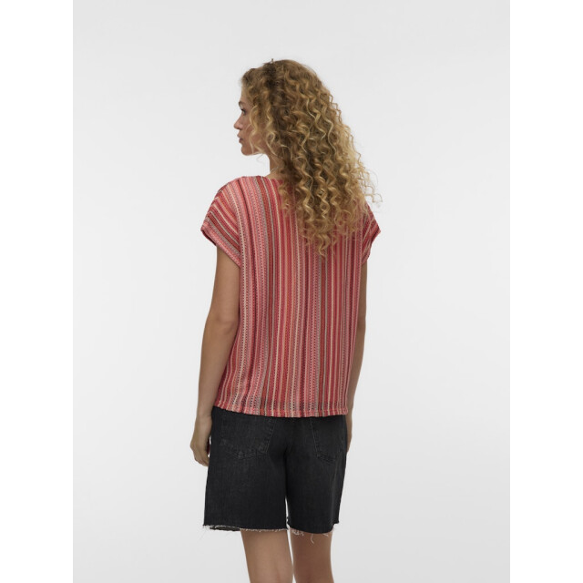 Vero Moda Vmdemi ss v-neck top jrs ga dessin 4382.49.0005 large